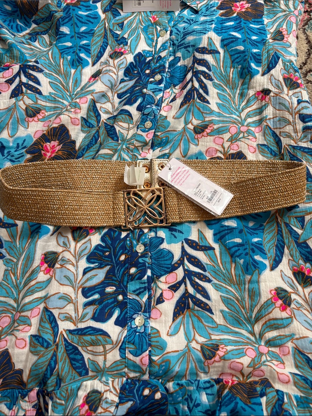 NWT Lilly Pulitzer belt with Decorative Buckle